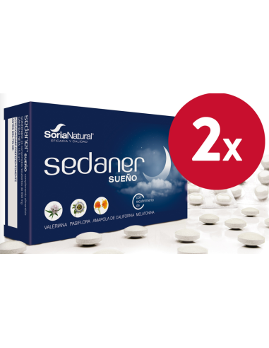 Pack de 2 ud Sedaner Sueño 24Comp. de Soria Natural