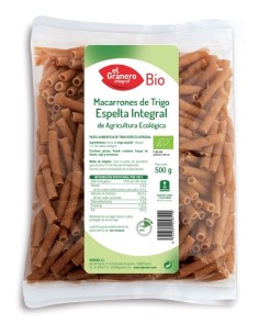 Macarrones De Trigo Espelta Integral Bio, 500 G de El Granero Integral