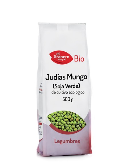 Soja Verde (Judía Mungo) Bio, 500 G de El Granero Integral