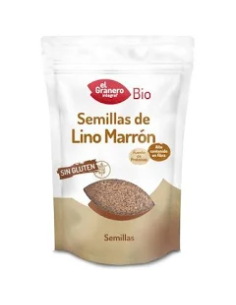Semillas De Lino Marron Bio, 400 G de El Granero Integral