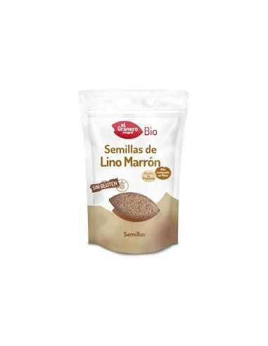 Semillas De Lino Marrón Bio, 400 G de El Granero Integral
