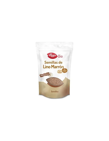 Semillas De Lino Marrón Bio, 400 G de El Granero Integral