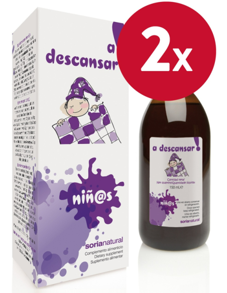Pack de 2 ud A Descansar Niñ@S Jarabe 150Ml. de Soria
