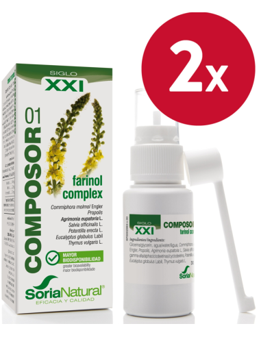 Pack de 2 ud Composor 01 Farinol Complex Xxi 30Ml. Sp