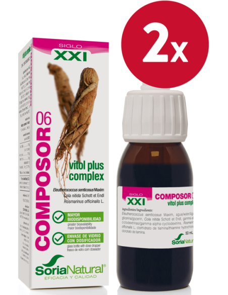 Pack de 2 ud Composor 06 Vitol Plus Complex Xxi 50Ml.