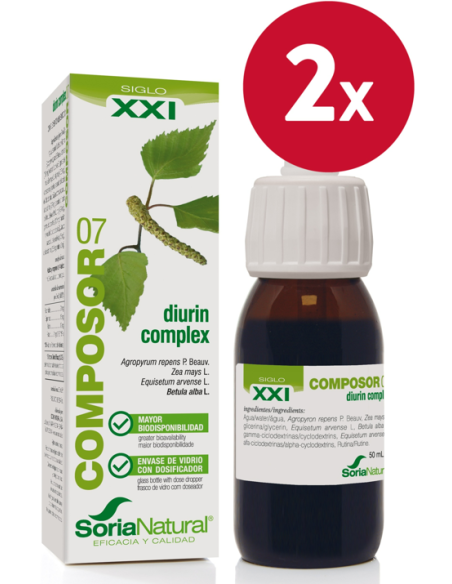 Pack de 2 ud Composor 07 Diurin Complex Xxi 50Ml. de