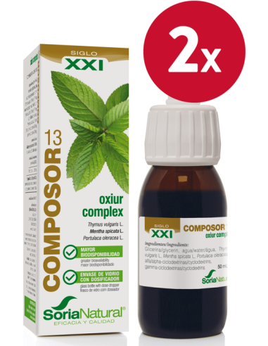Pack de 2 ud Composor 13 Oxiur Complex-Lombrisor Xxi