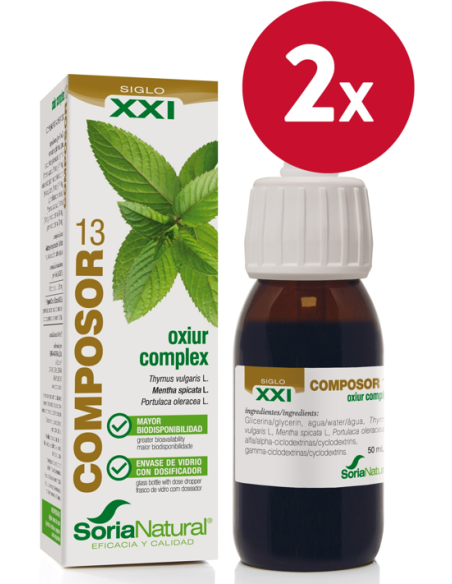 Pack de 2 ud Composor 13 Oxiur Complex-Lombrisor Xxi