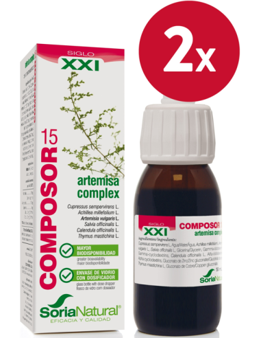 Pack de 2 ud Composor 15 Artemisa Complex Xxi 50Ml. d
