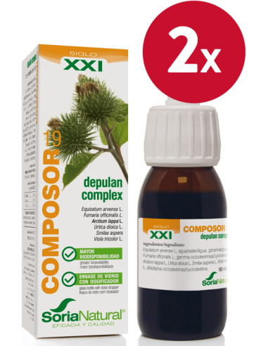 Pack de 2 ud Composor 19 Depulan Complex Xxi 50Ml. de