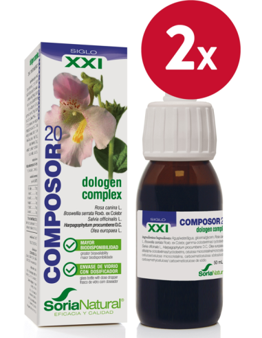 Pack de 2 ud Composor 20 Dologen Complex Xxi 50Ml. de