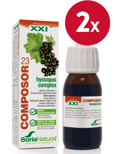 Pack de 2 ud Composor 23 Hyssopus Complex Xxi 50Ml. d