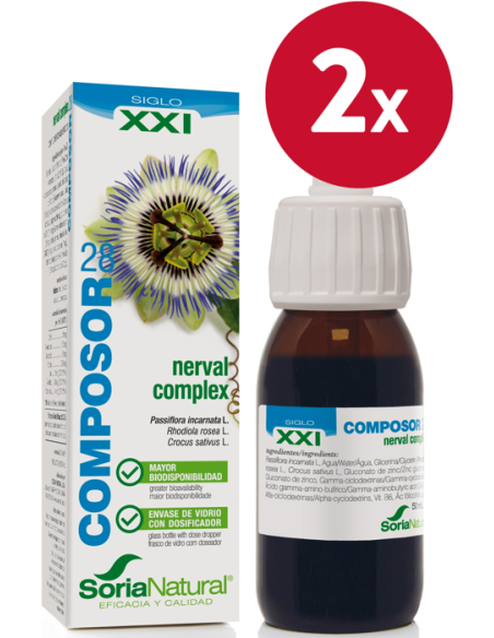 Pack de 2 ud Composor 28 Nerval Complex Xxi 50Ml. de