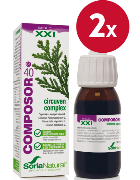 Pack de 2 ud Composor 40 Circuven Complex Xxi 50Ml. d