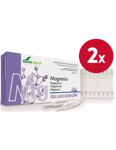 Pack de 2 ud Glucosor Magnesio 28 Ampollas de Soria Natural