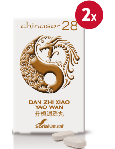 Pack de 2 ud Chinasor 28 Dan Zhixiao Yao Wan 30Comp.