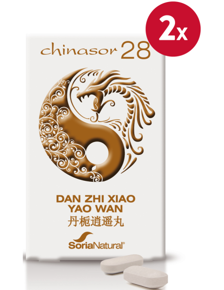Pack de 2 ud Chinasor 28 Dan Zhixiao Yao Wan 30Comp.