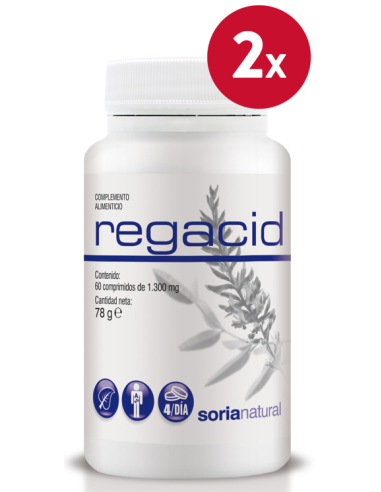 Pack de 2 ud Regacid Acidez 60Comp. de Soria Natural