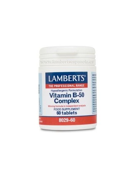 Pack de 2ud Vitamina B-50 Complex 60  Comprimidos de Lambert