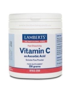 Pack de 2ud Acido Ascorbico (Polvo) 250 Gr. de Lamberts