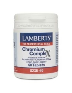 Pack de 2ud Cromo Complex 60 Comprimidos de Lamberts