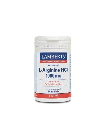 Pack de 2ud L-Arginina 1000Mg. 90 Comprimidos de Lamberts