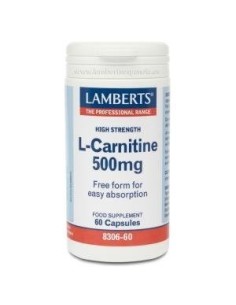 Pack de 2ud L-Carnitina 500 Mg. 60 Cap. de Lamberts