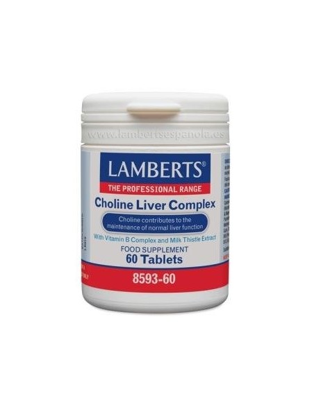 Pack de 2ud Choline Liver Complex Complejo De Colina 60 Comp