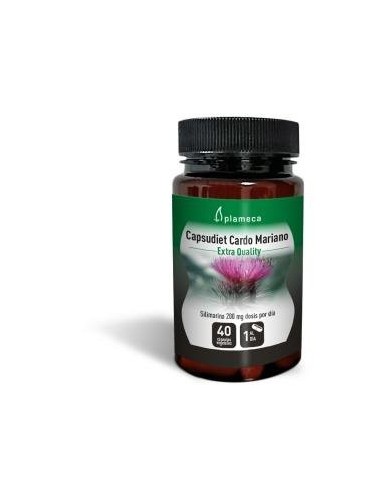 Capsudiet Cardo Mariano 40 Cápsulas Vegetales De Plameca