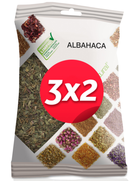 Pack 3X2 Albahaca Bolsa 40Gr. de Soria Natural.