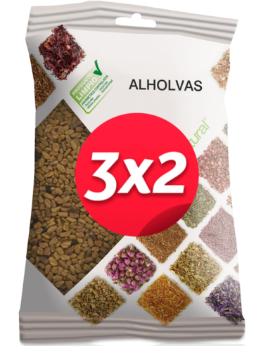 Pack 3X2 Alholvas Bolsa 150Gr. de Soria Natural