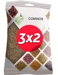 Pack 3X2 Cominos Bolsa 50Gr. de Soria Natural.