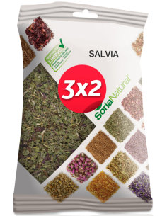 Pack 3X2 Salvia Bolsa 40Gr. de Soria Natural.