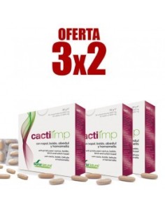 Pack 3X2 Cactilimp 30 Comprimidos de Soria Natural.