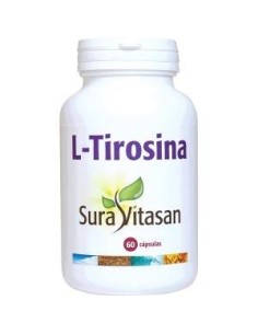 Pack de 2 uds L-Tirosina 500Mg. 60Cap. de Sura Vitasan
