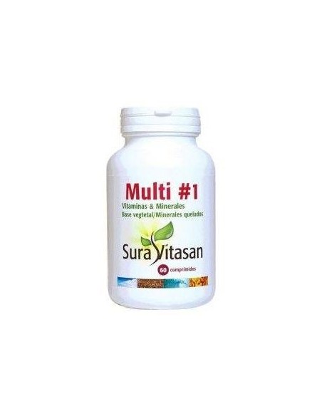 Pack de 2 uds Multi 1 Vitamins & Minerals 60Comp. de Sura Vitasan