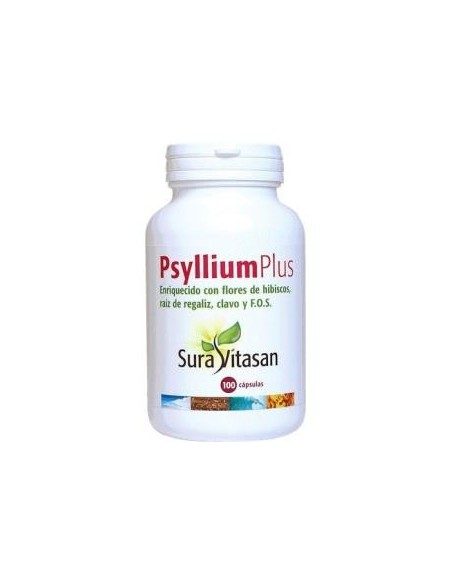 Pack de 2 uds Psyllium Plus Enriquecido Con F.O.S 100Cap. de Sura Vitasan