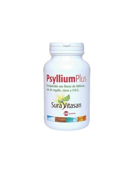 Pack de 2 uds Psyllium Plus Enriquecido Con F.O.S Polvo 340Gr. de Sura Vitasan