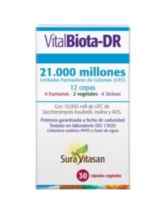 Pack de 2 uds Vitalbiota-Dr 30Cap. (Refrigeracion) de Sura Vitasan