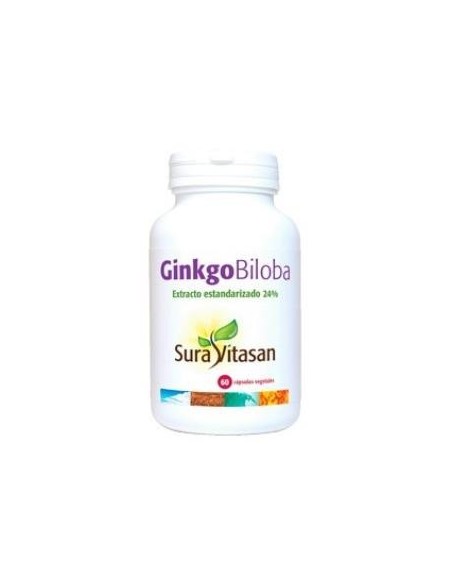 Pack de 2 uds Ginkgo Biloba Estandarizado Al 24% 60Cap. de Sura Vitasan
