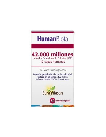 Pack de 2 uds Human Biota 30Cap. de Sura Vitasan