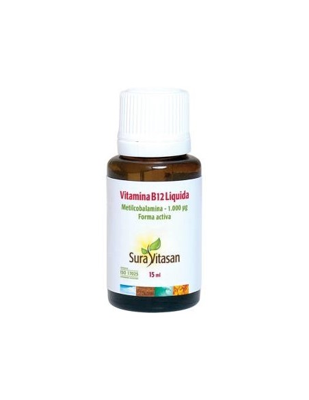 Pack de 2 uds Vitamina B12 Liquida 15Ml. de Sura Vitasan