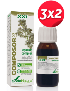 Pack 3X2 Composor 25 Lepidium Complex Xxi 50Ml. de Soria Natural