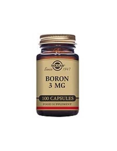 Boro 3Mg. 100Cap. de Solgar