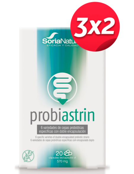 Pack 3X2 Probiastrin 20Cap. de Soria Natural