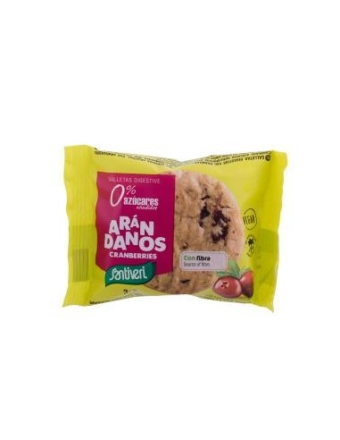 Galletas Integrales Arandanos 0% Azucares 3Uds. de Santiveri