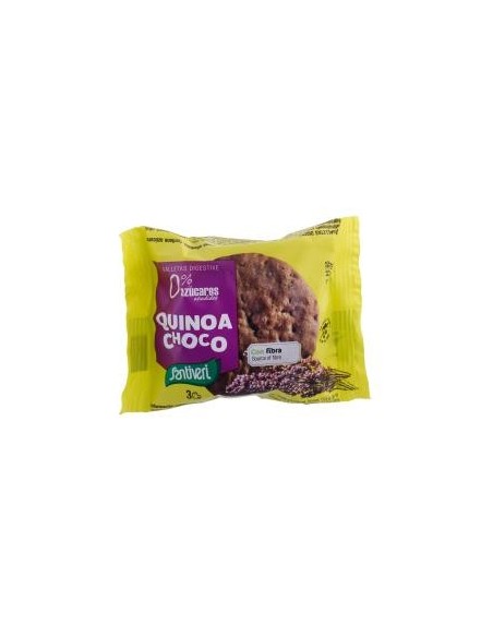Galletas Digestive Quinoa Choco 3Uds 0% Azucar 27G Santiveri