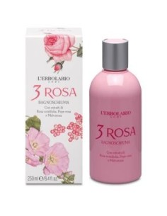 3 Rosas Gel De Baño 250 Mililitros L´Erbolario