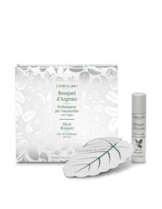 Bouquet De Plata Perfumador Automovil Con Hoja L´Erbolario