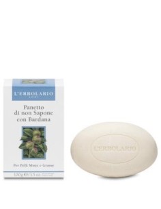 Jabon Sin Jabon Facial Bardana Pastilla 100 Gramos L´Erbolario